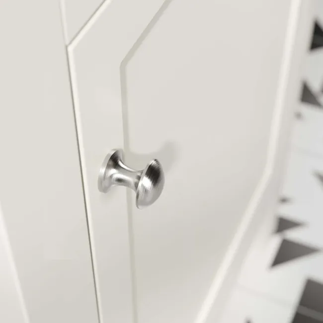 Bermuda Chalk White Basin Vanity and Back To Wall Unit 1000mm (Excludes Pan & Cistern)