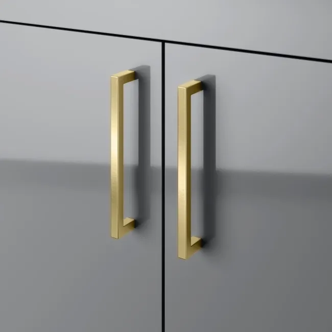 Harper Stone Grey Combination Vanity Basin and Boston Toilet 1500mm - Brushed Brass Accents