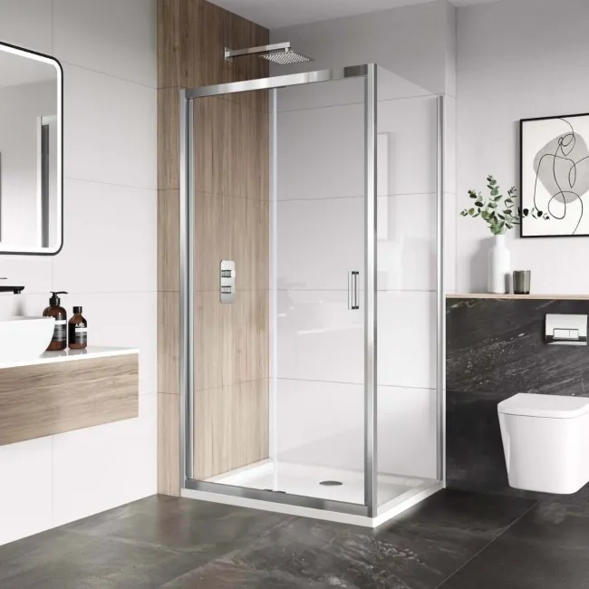 London 6mm Bifold Shower Enclosure 1000x760mm