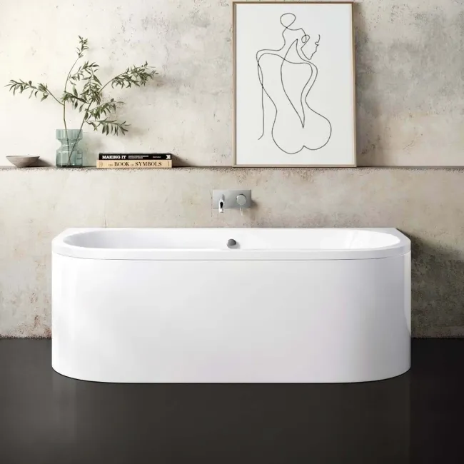 Stafford Essential 1700mm Back To Wall Bath