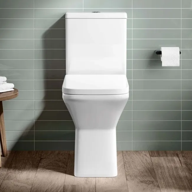 Dallas Rimless Comfort Height Close Coupled Toilet With Soft Close Seat