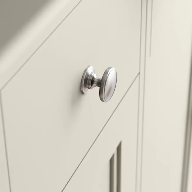 Monaco Chalk White Combination Vanity Basin with Marble Top and Hudson Toilet with Wooden Seat 1500mm