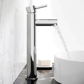Wye Chrome High Rise Basin Mixer Tap
