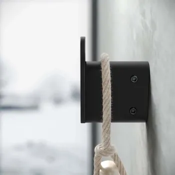 Matt Black Robe Hook