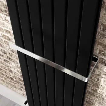 Chrome Towel Hanger 500mm for Double Flat Panel Radiator