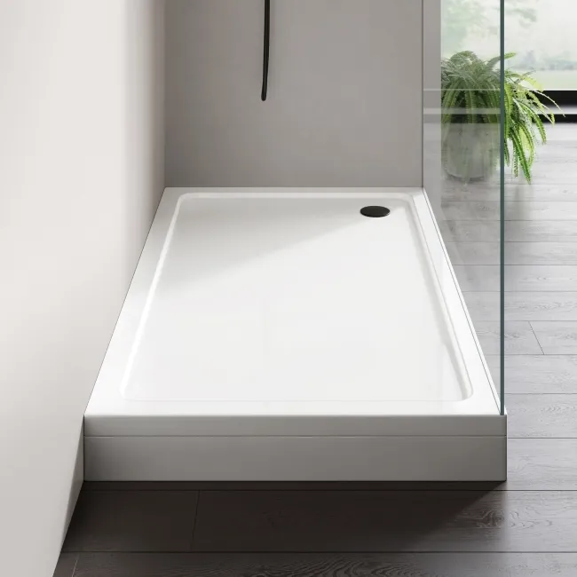 London Rectangular Stone Shower Tray & Riser | 1500x900mm