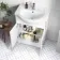 Quartz Gloss White Combination Vanity Basin and Denver Toilet 1150mm
