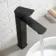 Mersey Matt Black High Rise Basin Mixer Tap