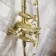 Nevis Brushed Brass Traditional Thermostatic Shower Set with Hand Shower