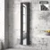 Marseille Anthracite Double Vertical Mirror Radiator 1800x380mm