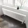 Athens White Triple Column Horizontal Traditional Radiator 450x1415mm
