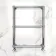 Gibraltar Wall Hung Traditional Chrome Heated Towel Rail 690x600mm