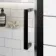 London Matt Black 6mm Sliding Shower Door 1400mm