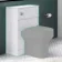 Quartz Gloss White Back To Wall Toilet Unit 500mm