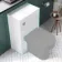 Quartz Gloss White Back To Wall Toilet Unit 500mm