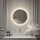 Grace Round Illuminated LED Mirror With BLUETOOTH Speaker 600mm