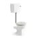 Hudson Traditional Low-Level Toilet With Chalk White Seat & Pedestal Basin - Single Tap Hole