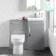 Avon Stone Grey Combination Vanity Basin and Miami Toilet 950mm