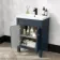 Bermuda Inky Blue Basin Vanity 600mm
