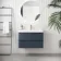 Corsica Inky Blue Wall Hung Basin Drawer Vanity 800mm