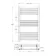Barcelona Electric Chrome Straight Heated Towel Rail 1000x600mm
