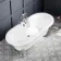 Grosvenor 1700mm Roll Top Bath - Chrome Claw Feet