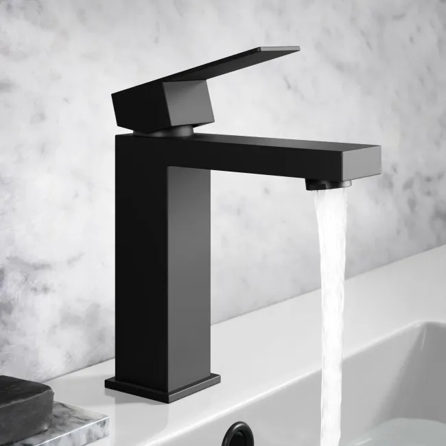 Dart Matt Black Basin Mixer Tap