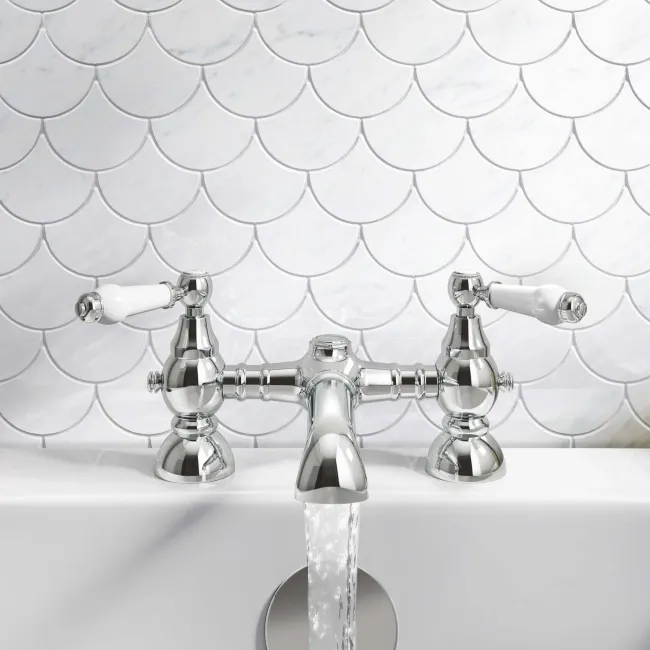 Beauly Traditional Chrome Bath Filler