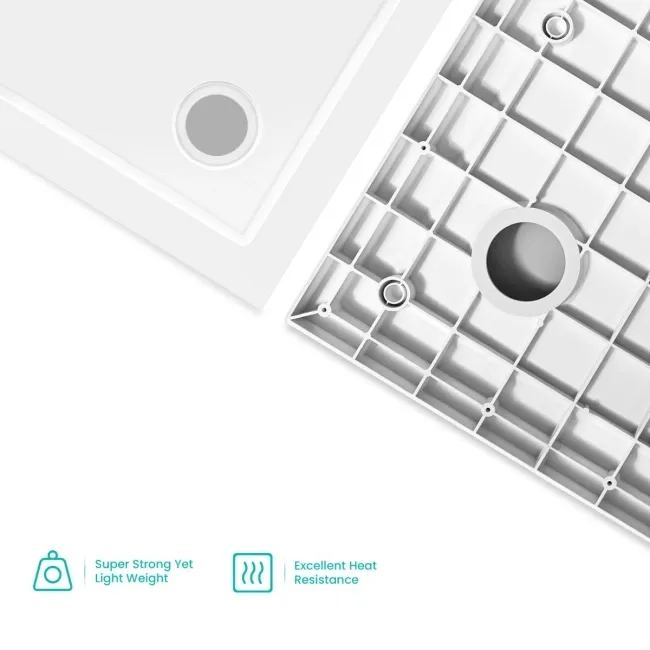 Cairo Quadrant SMC Composite Shower Tray 900x900mm