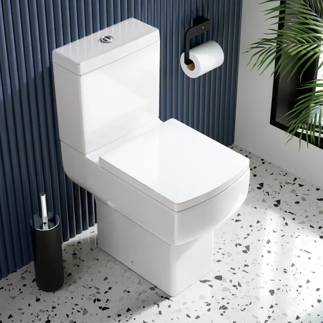 Portland Comfort Height Close Coupled Toilet With Soft Close Seat