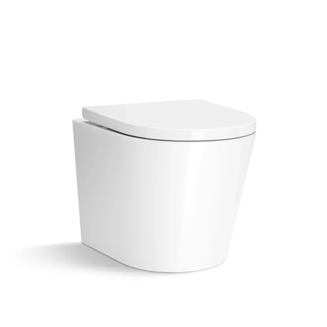 Boston Rimless Wall Hung Toilet With Premium Soft Close Seat