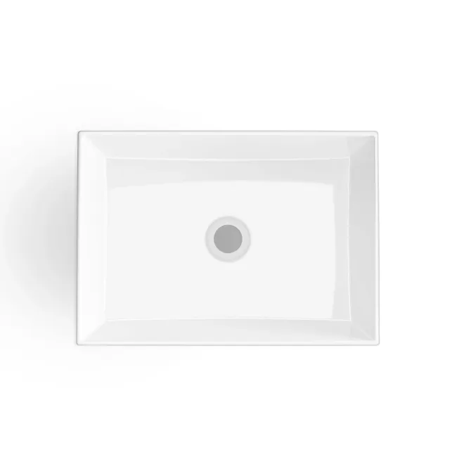 Elba Inky Blue Wall Hung Drawer Vanity with Marble Top & Cody Basin 600mm - Brushed Brass Accents