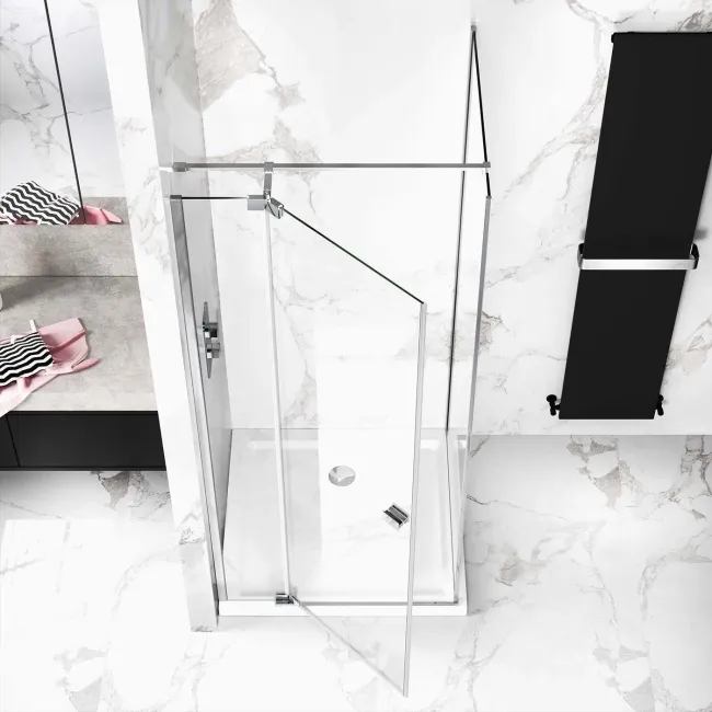 Vienna Easy Clean 8mm Hinged Shower Enclosure 800x800mm