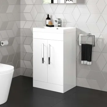 Avon Gloss White Basin Vanity 500mm