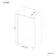 Munich Brushed Brass Framed Easy Clean 8mm Wet Room Shower Glass Panel 1400mm