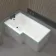 L Shaped 1500 Shower Bath - Left Handed