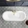 Grosvenor 1700mm Roll Top Bath - Brushed Brass Ball Feet