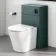 Detroit Cable Operated Concealed Cistern With Matt Black Square Push Button