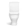 Kansas Traditional Rimless Close Coupled Toilet With Premium Soft Close Slim Seat
