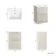 Crete Fluted Linen White Basin Vanity Drawer 600mm