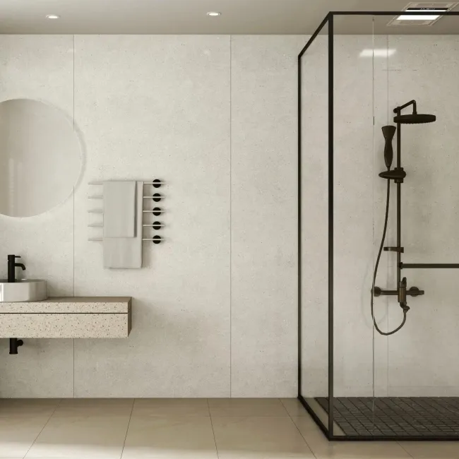 Trepanel Aqua Luxe® Bone Stone Effect Satin SPC XXL Wall Panel