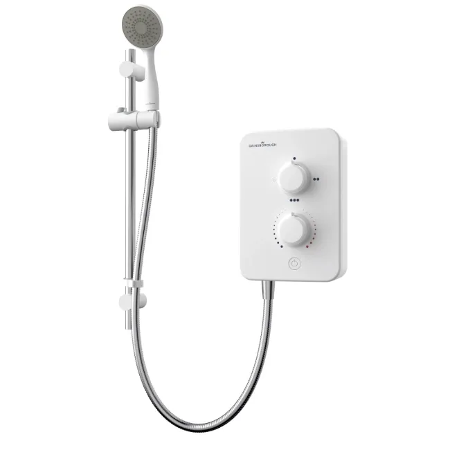 Gainsborough Slim Mono Electric Shower White 8.5kW