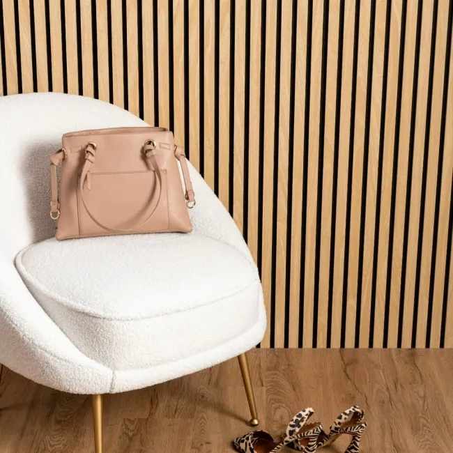 Trepanel® Oak Acoustic Half Wood Wall Panels