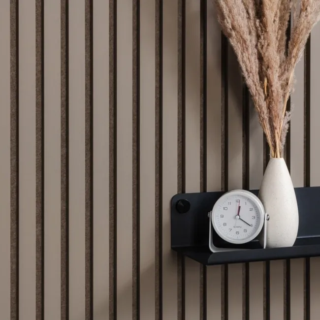 Trepanel® Warm Greige Beige Matt Acoustic Wall Panels