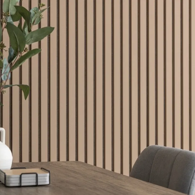 Trepanel® Mocha Mousse Beige Matt Acoustic Wall Panels