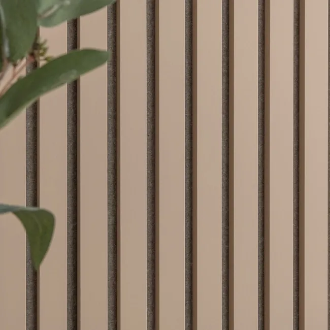 Trepanel® Mocha Mousse Beige Matt Acoustic Wall Panels