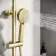 Doon Round Brushed Brass Thermostatic Bath Filler Shower Set