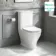 Kansas Traditional Rimless Close Coupled Toilet With Premium Soft Close Slim Seat