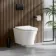Tucson Rimless Wall Hung Toilet With Premium Soft Close Seat