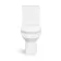 Denver Short Projection Rimless Close Coupled Toilet With Soft Close Slim Seat